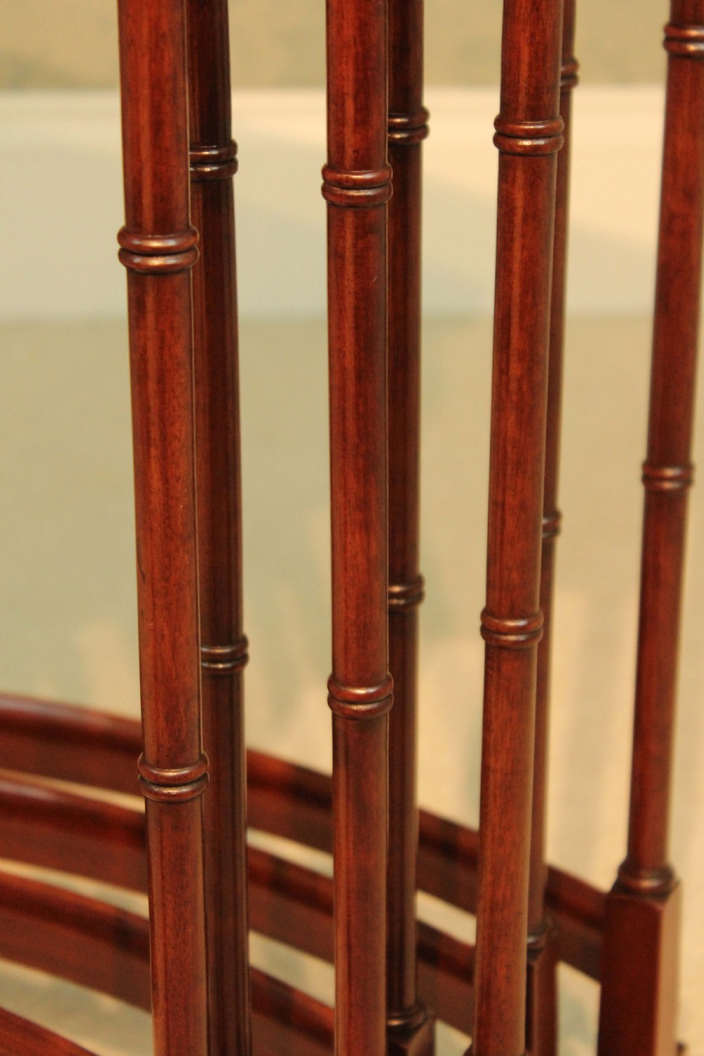 An Equisite Late Victorian Mahogany Inlaid Quartetto Nest of Tables View V