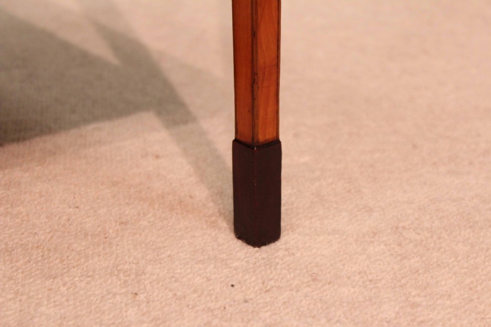 An Exhibition Quality Edwardian Mahogany Inlaid Kettle Stand With Candle Slide View VII