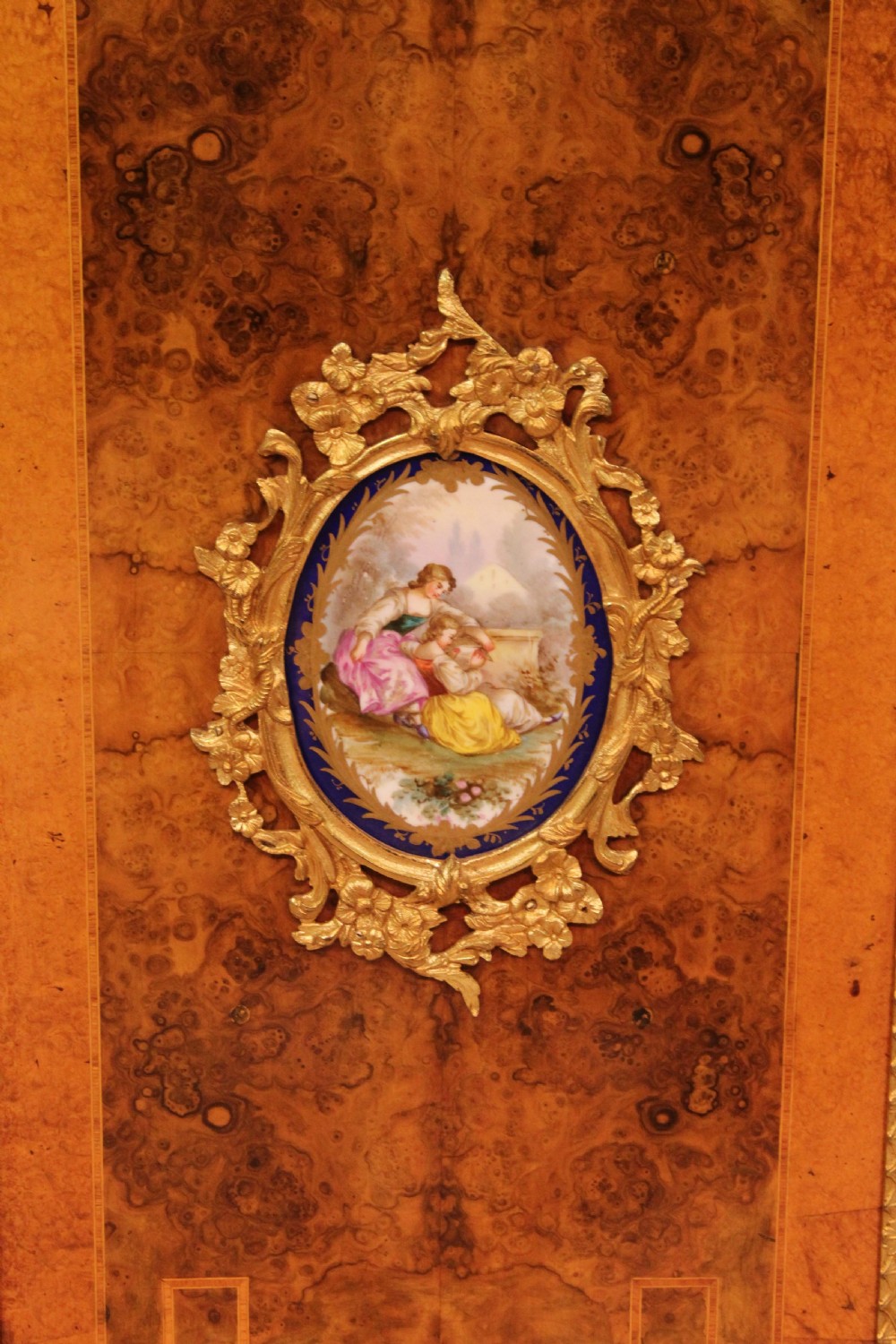 The Exhibition Quality Victorian Burr-Walnut Inlaid and Ormolu Credenza View II