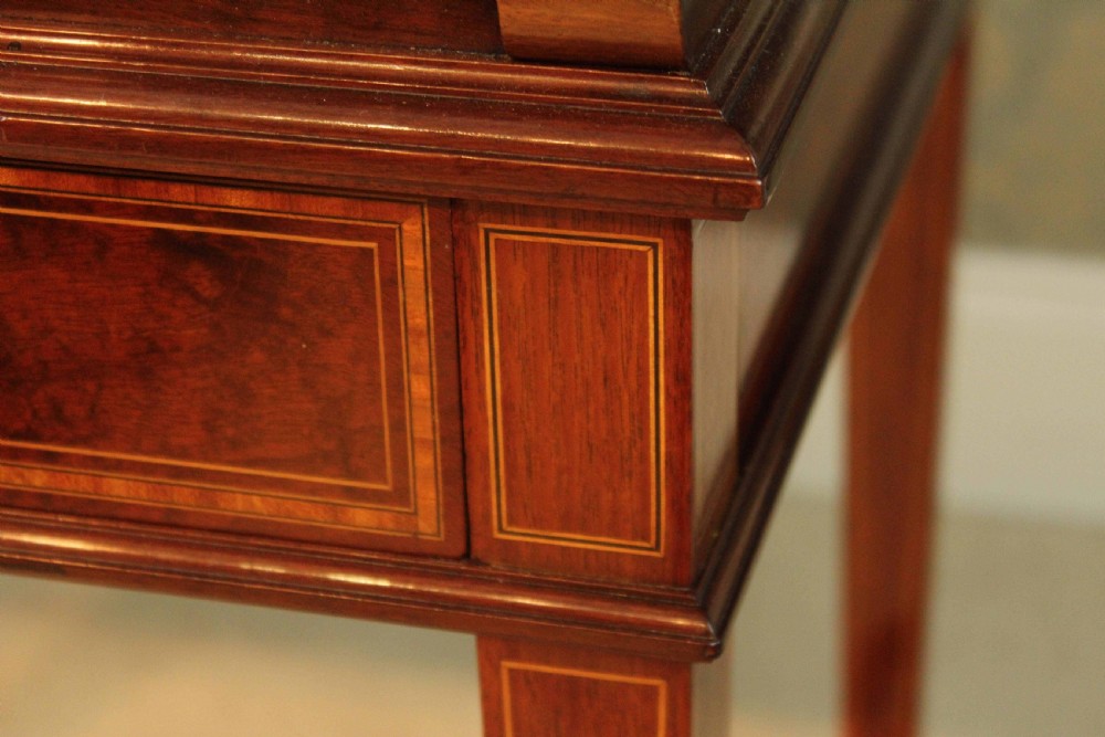 A Beautiful Late Victorian Mahogany cylinder desk by Maple & Co. View X