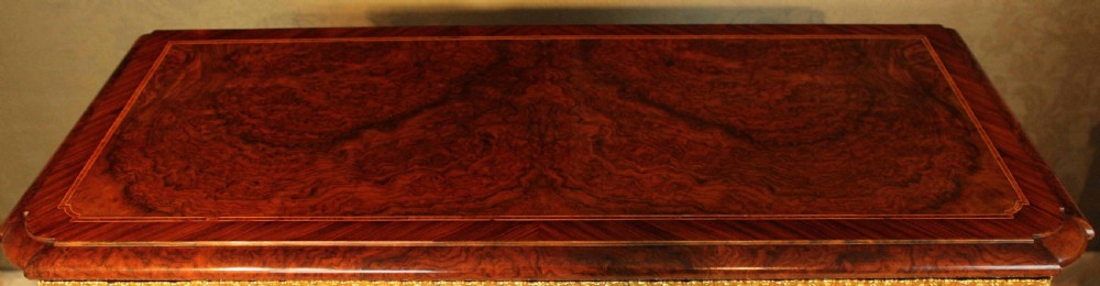 A Pair of Lovely Exhibition Quality Victorian Burr Walnut inlaid Pier Cabinets by Wilkinson & Sons. View III