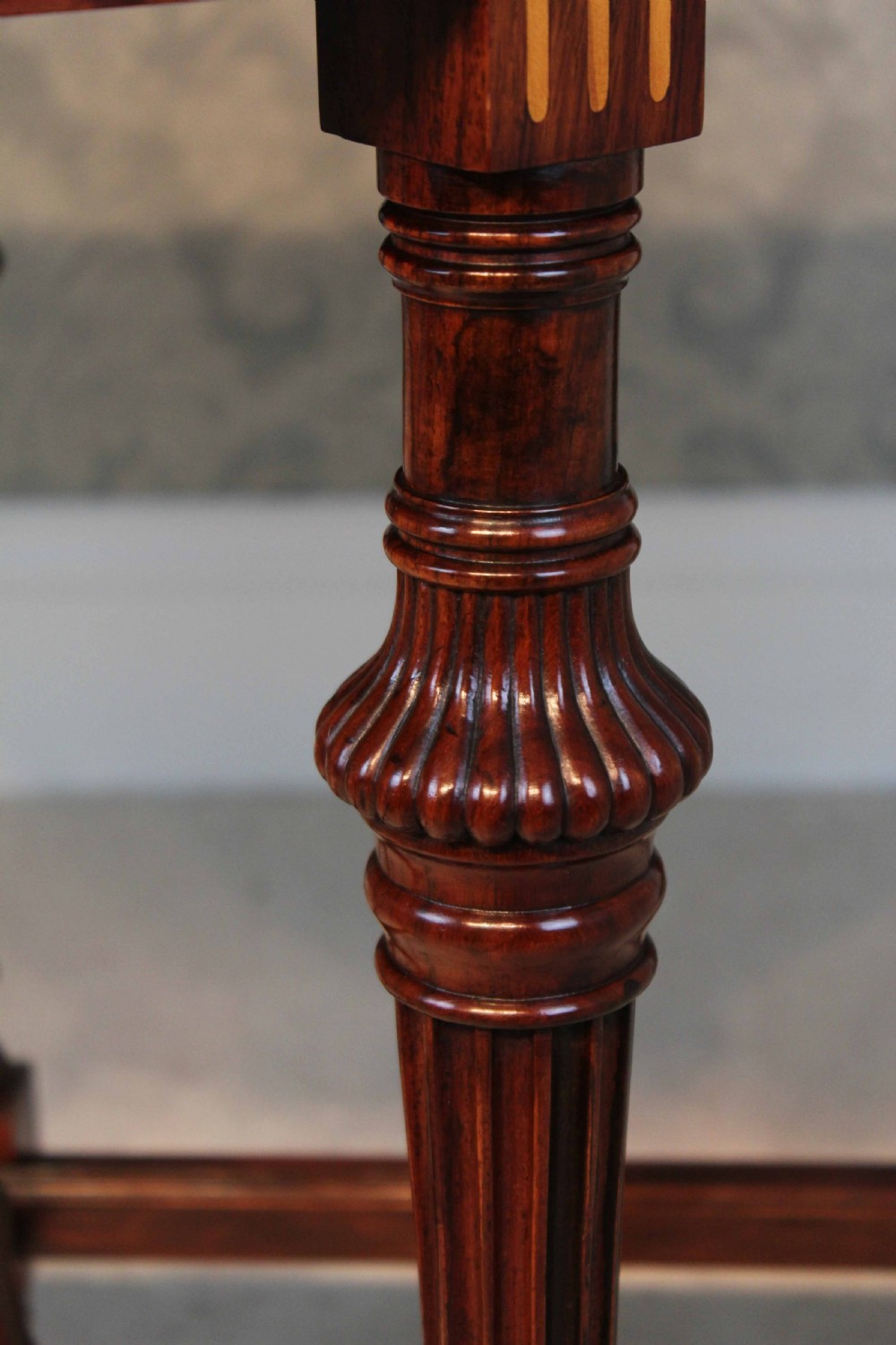 A Late Victorian Rosewood Inlaid Card Table View IV