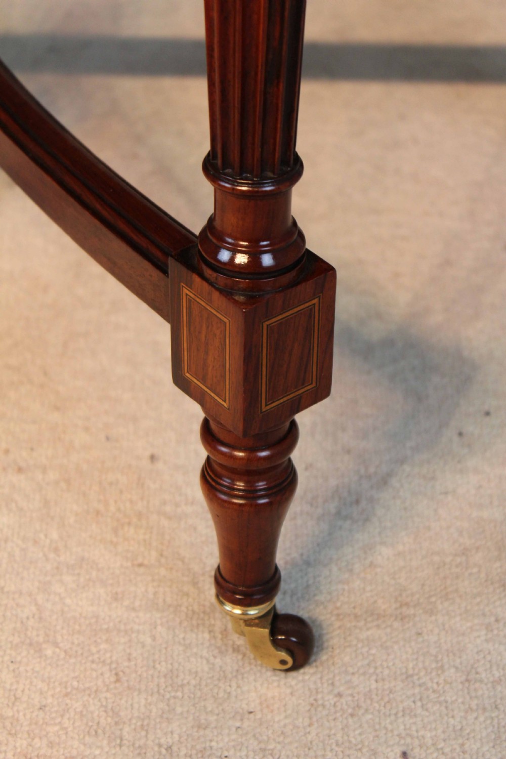 A Late Victorian Rosewood Inlaid Card Table View V