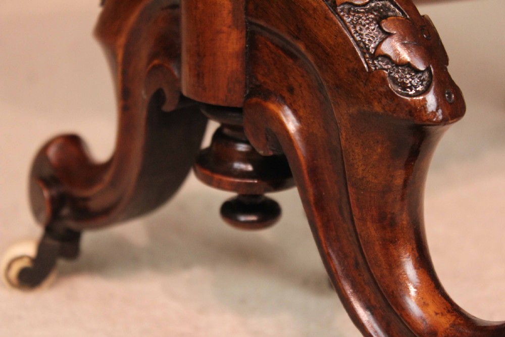 A Fine Quality Burr Walnut Inlaid Baby Sutherland Table. View VII