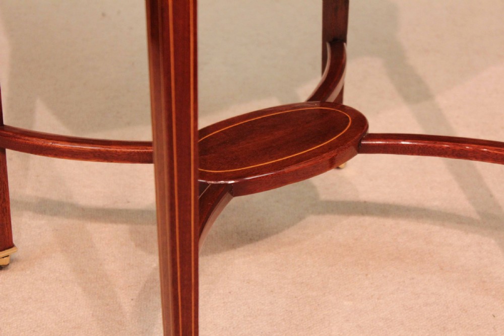 The Quality Edwardian Mahogany Inlaid Pembroke Table View IV