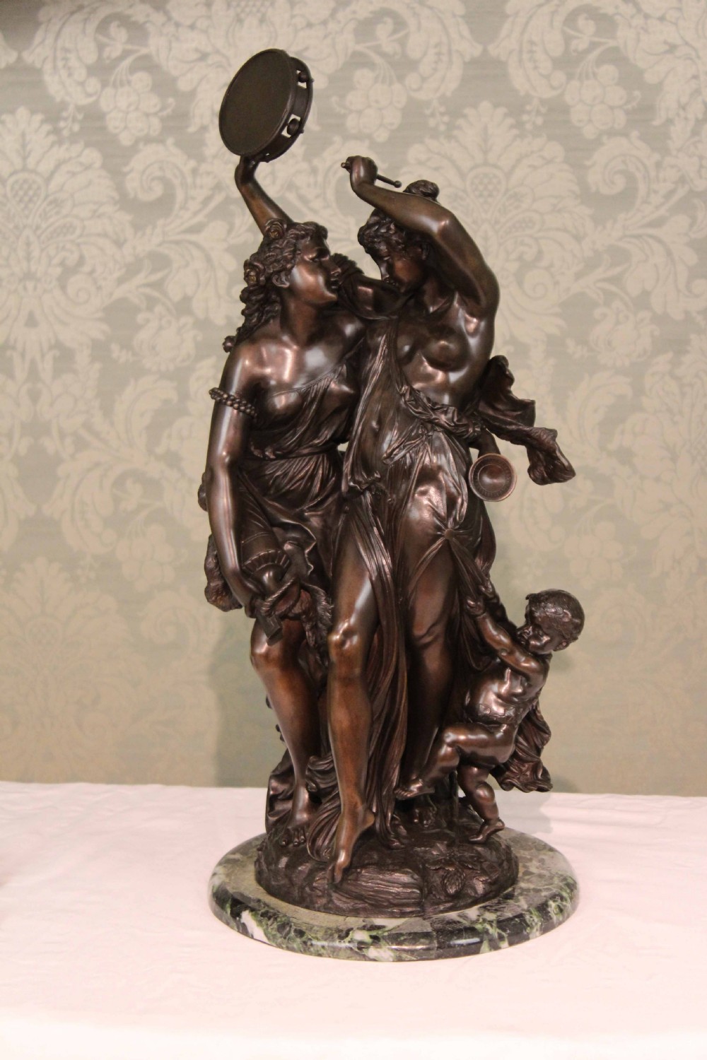 A Quality Late 19th Century Large Bronze group “the Family” after Clodion View II