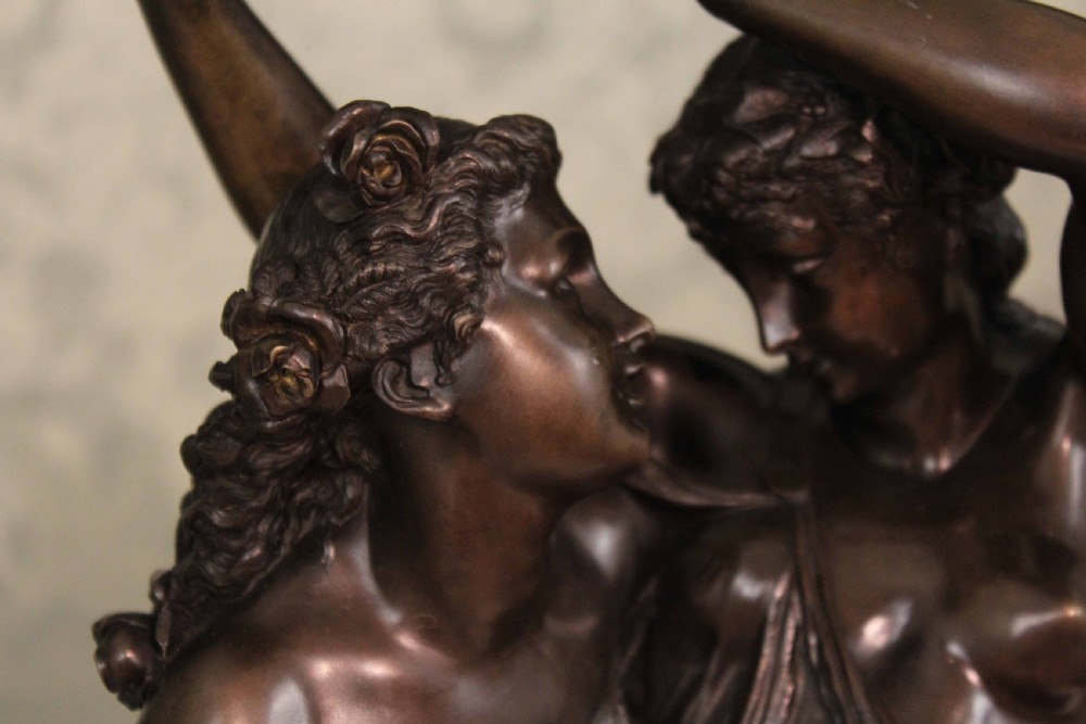 A Quality Late 19th Century Large Bronze group “the Family” after Clodion View III