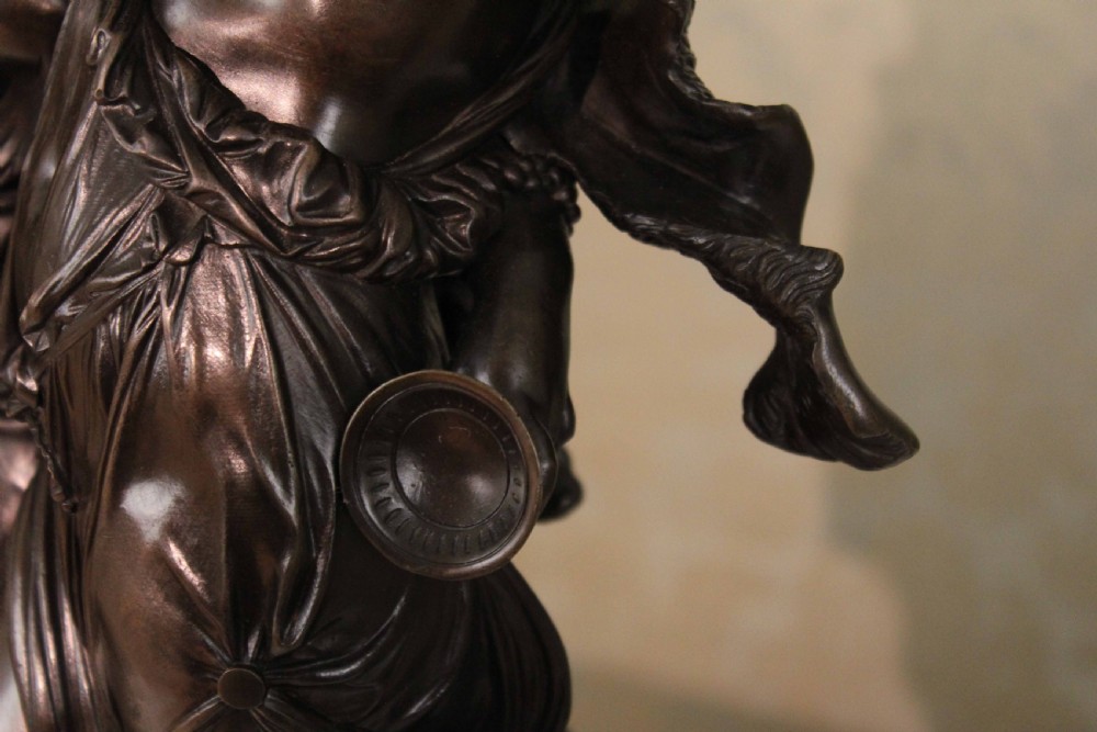 A Quality Late 19th Century Large Bronze group “the Family” after Clodion View X