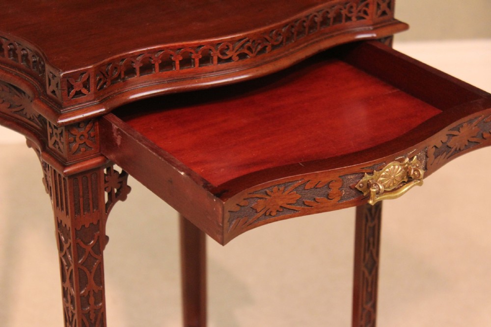 A Quality Edwardian Chippendale Style Kettle Stand View V
