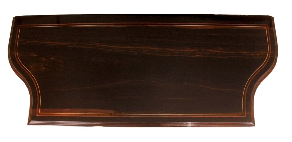 A Lovely Victorian Coromandel Aesthetical Serpentine ended Pier Cabinet attr. to Lamb of Manchester View VII