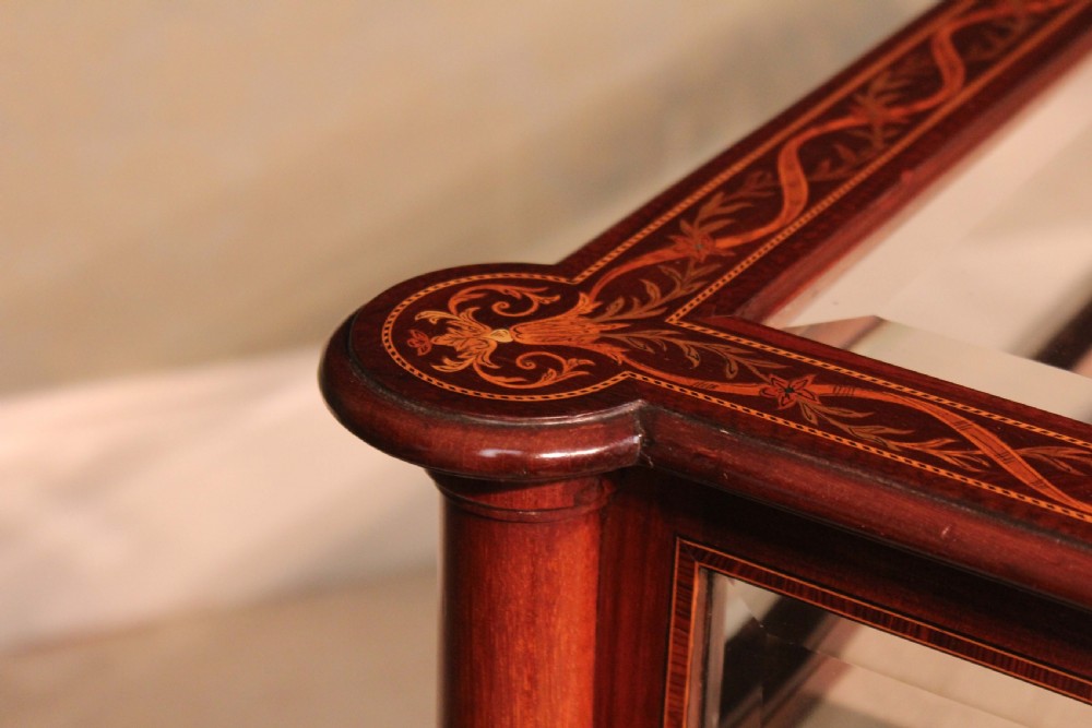 A Fine Quality Victorian Inlaid Mahogany Bijouterie Table. View V