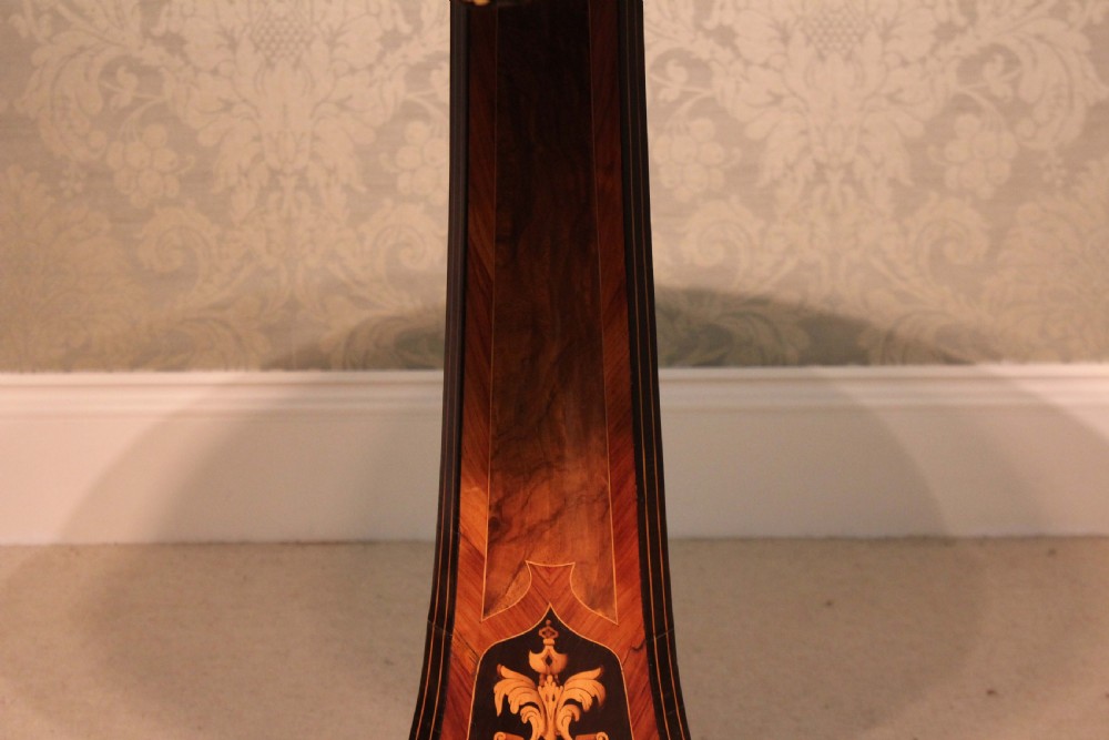 An Exceptionally fine Inlaid Walnut and Kingwood Marquetry Centre Table attributed to Edward Holmes Baldock View V