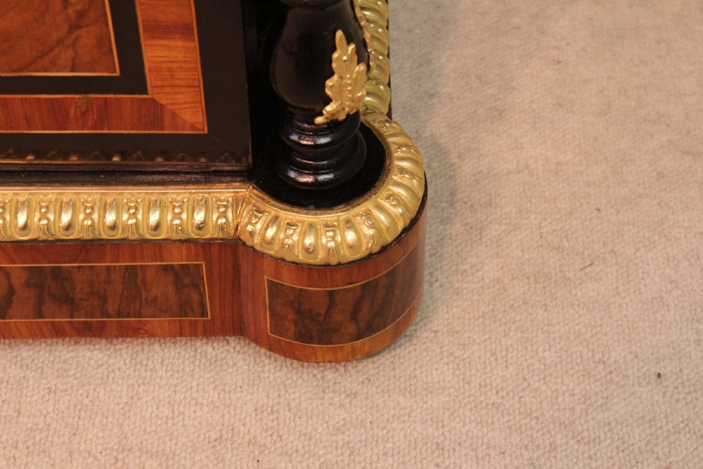 An Exceptional Exhibition Quality inlaid Partners Desk in the style of Holland and Sons. View VII