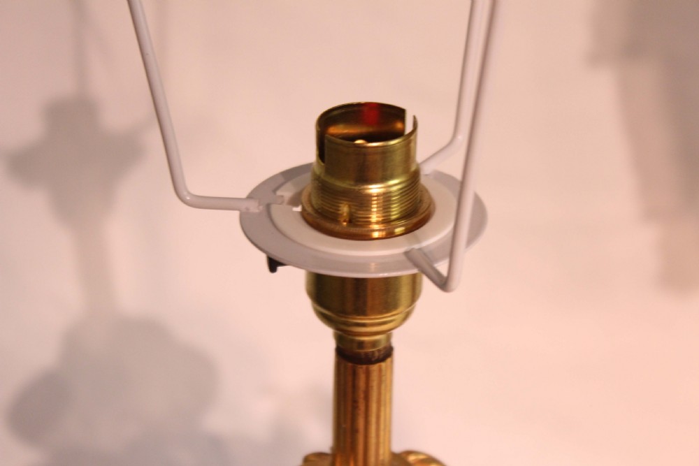 An Exhibition Quality Late 19th Century French Red and Grey Marble and Ormolu Mounted Pair of Table Lamps View VI