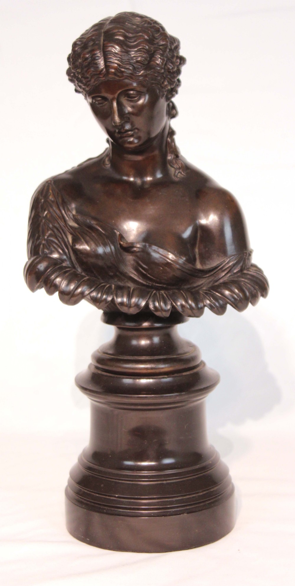 The Quality Late 19th Century French Bronze of a Female Bust.