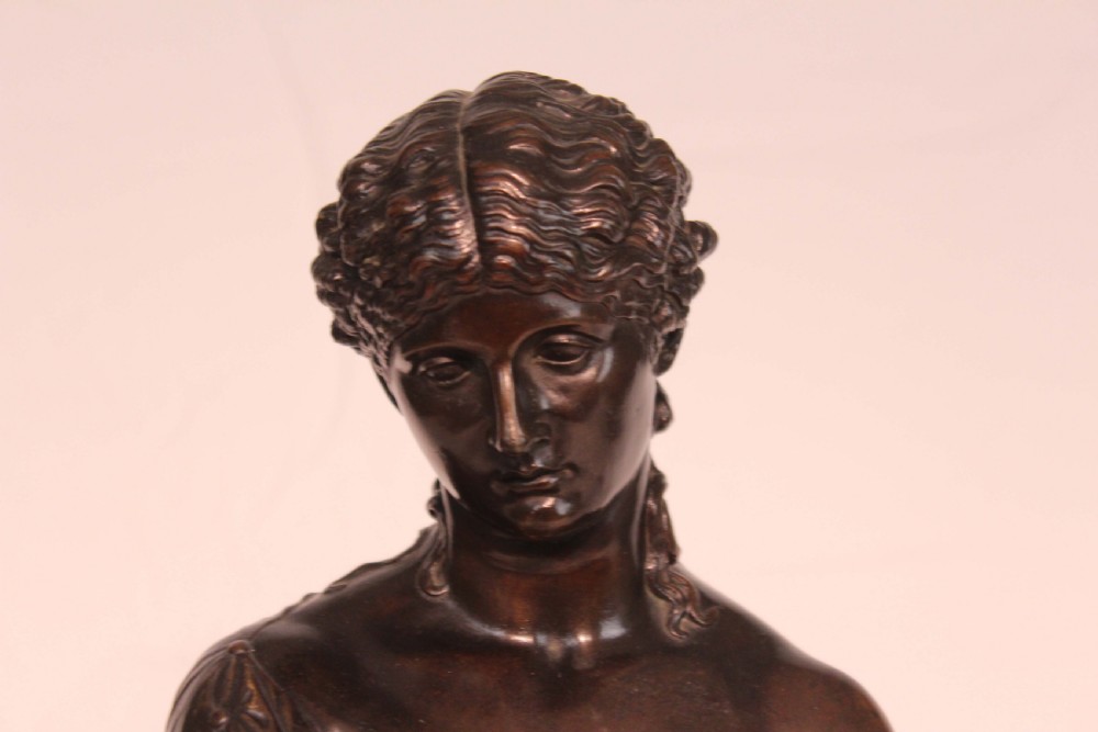 The Quality Late 19th Century French Bronze of a Female Bust. View II