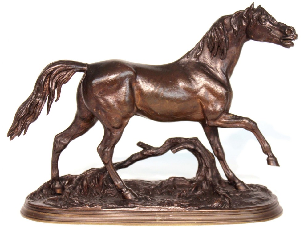 A Fine Late 19th Century French Bronze of a Horse