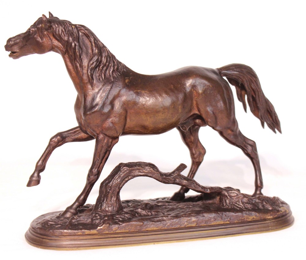 A Fine Late 19th Century French Bronze of a Horse View II