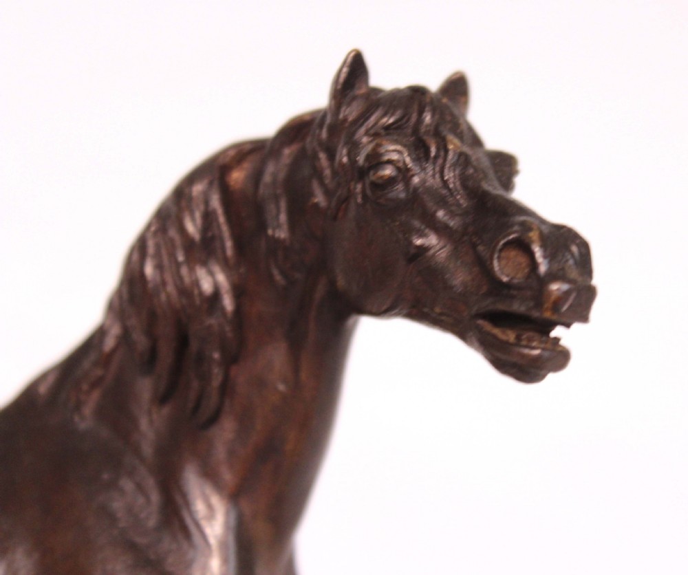 A Fine Late 19th Century French Bronze of a Horse View III