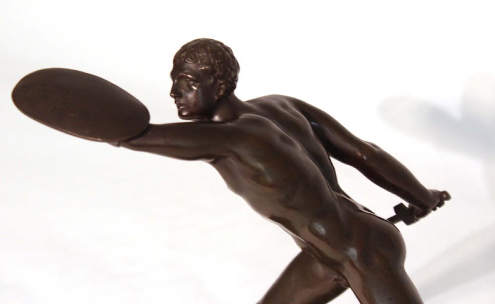 The Quality Late 19th Century French Bronze Gladiator. View III