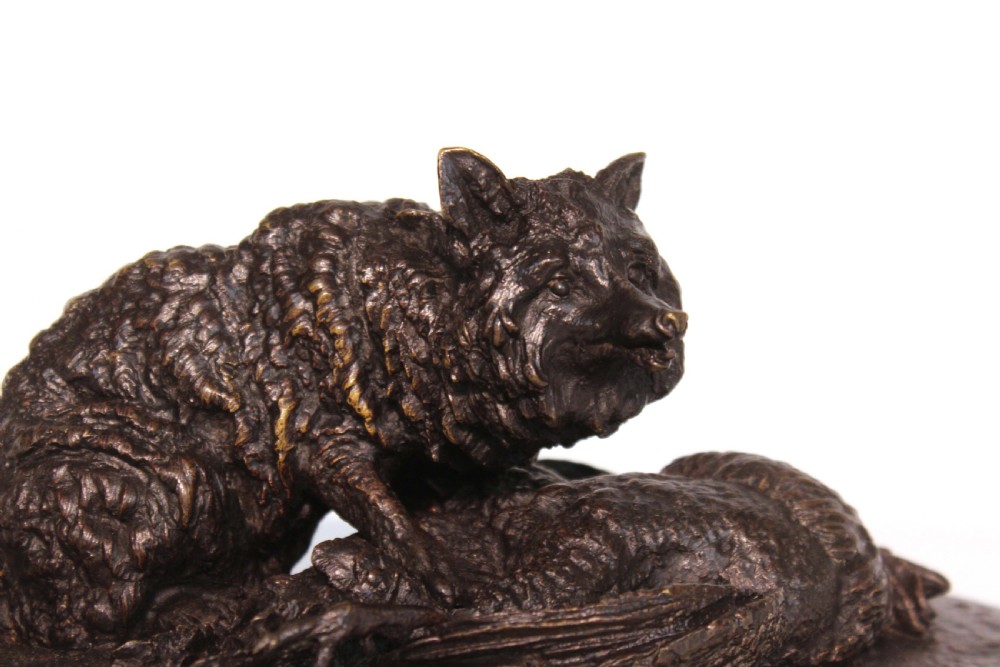 The Quality Late 19th Century French Bronze Figure with Bears View II