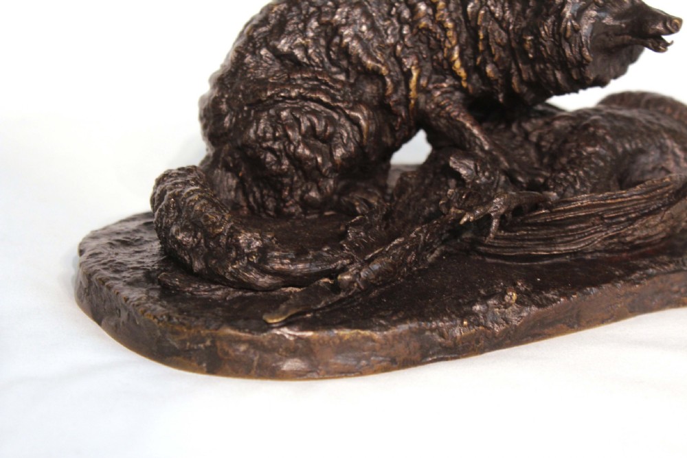 The Quality Late 19th Century French Bronze Figure with Bears View III