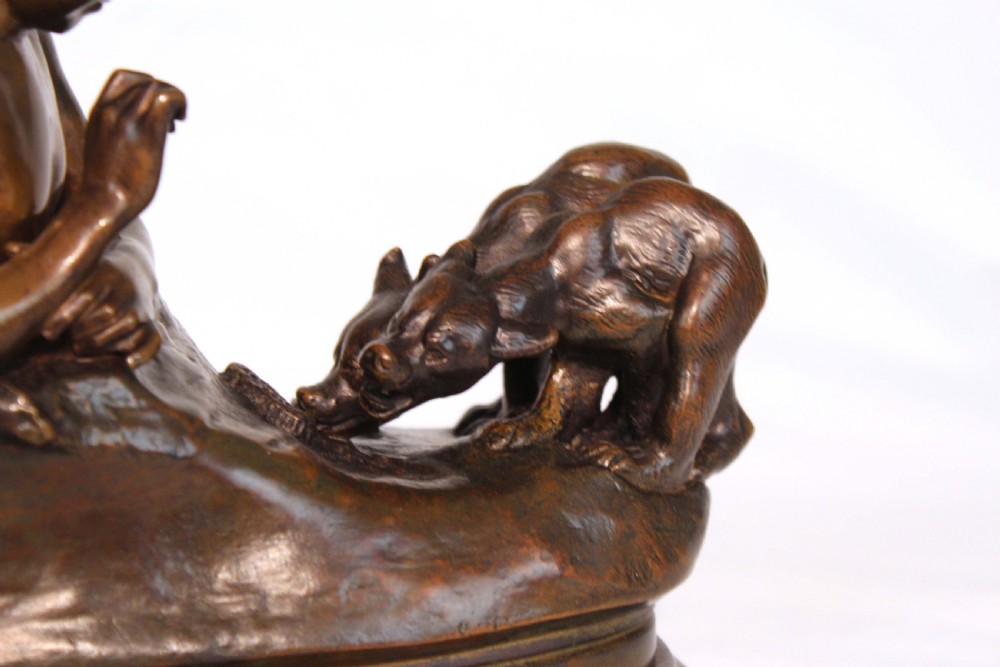 The Quality Early 20th Century French Bronze of a Greyhound View V