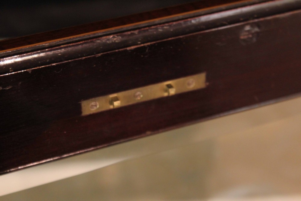 An Edwards & Roberts Fine Quality Late Victorian Mahogany Inlaid Rectangular Bijouterie Table View IV