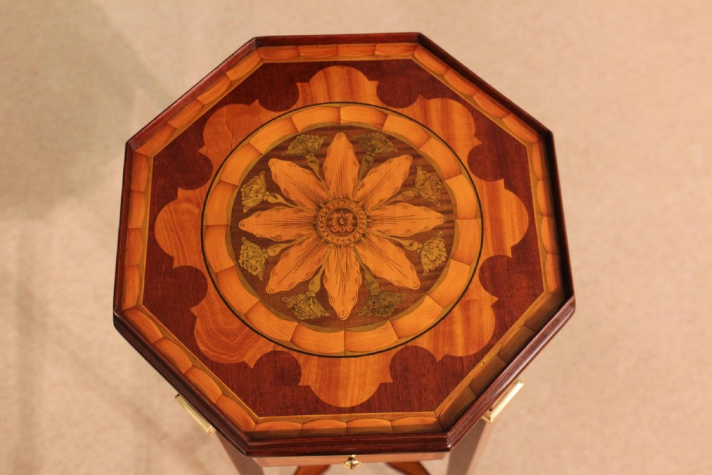 A Fine pair of inlaid Mahogany Victorian Kettle stands View II