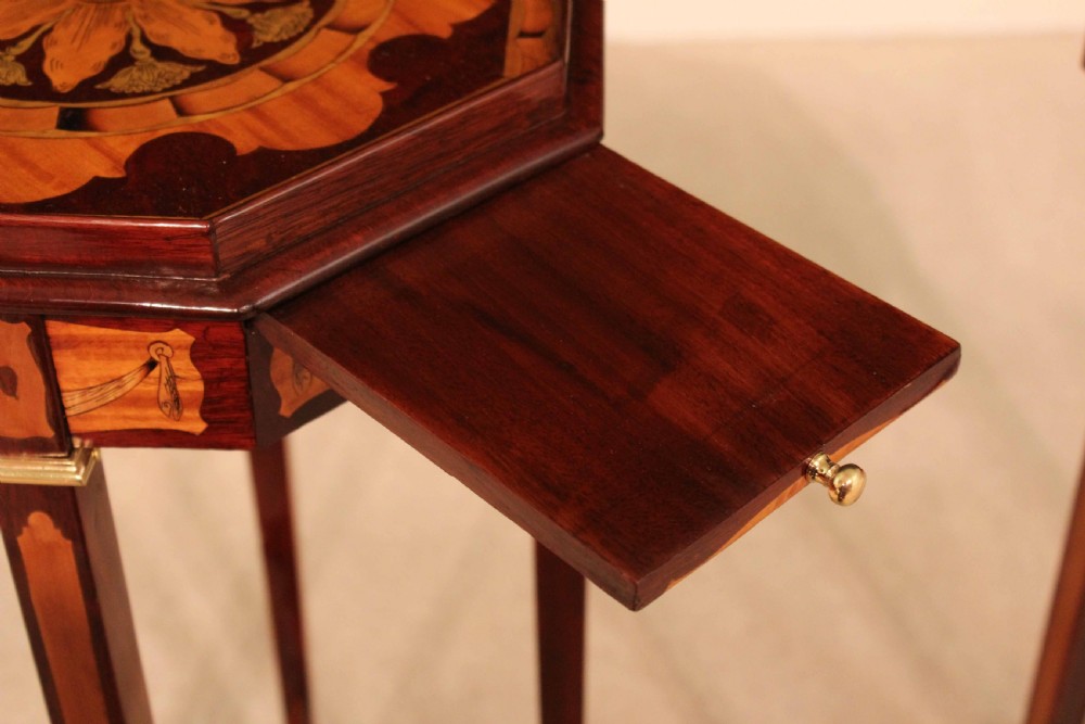 A Fine pair of inlaid Mahogany Victorian Kettle stands View IV