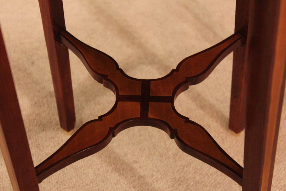 A Fine pair of inlaid Mahogany Victorian Kettle stands View VI