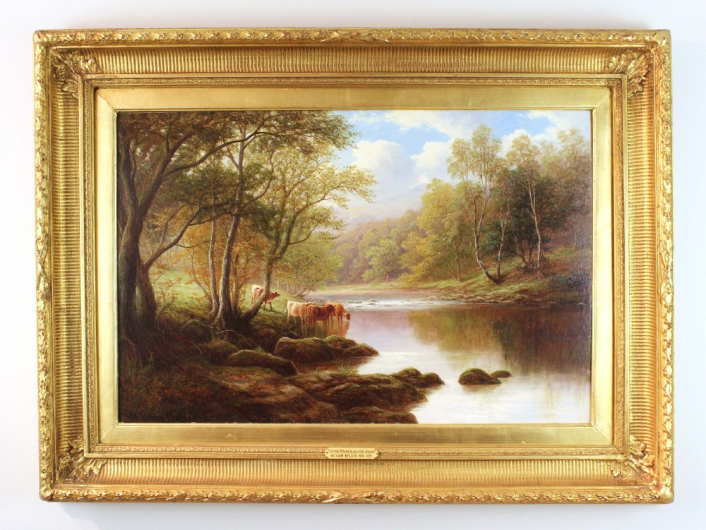 WILLIAM MELLOR (1851 - 1931) Oil on Canvas View II