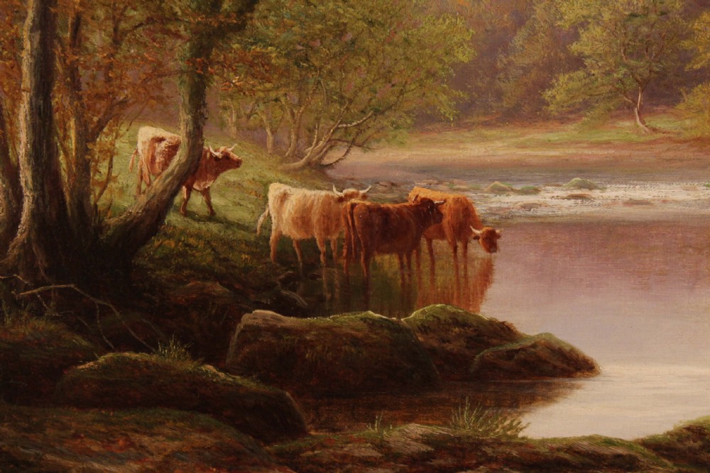 WILLIAM MELLOR (1851 - 1931) Oil on Canvas View III