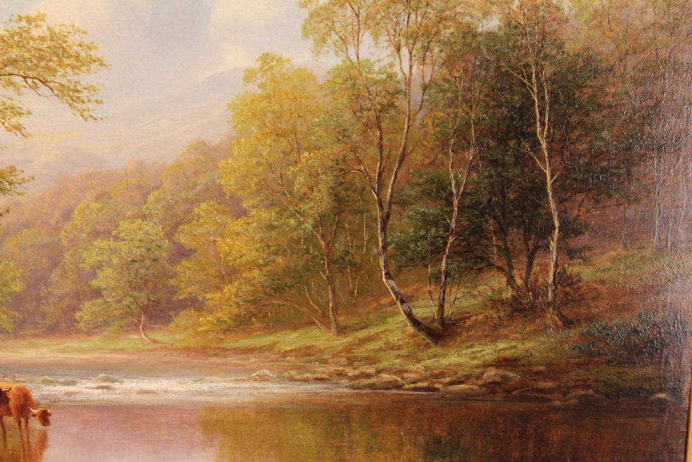 WILLIAM MELLOR (1851 - 1931) Oil on Canvas View VI