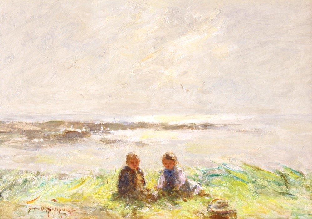 ROBERT GEMMELL HUTCHISON (1855-1936) Oil on Canvas View II