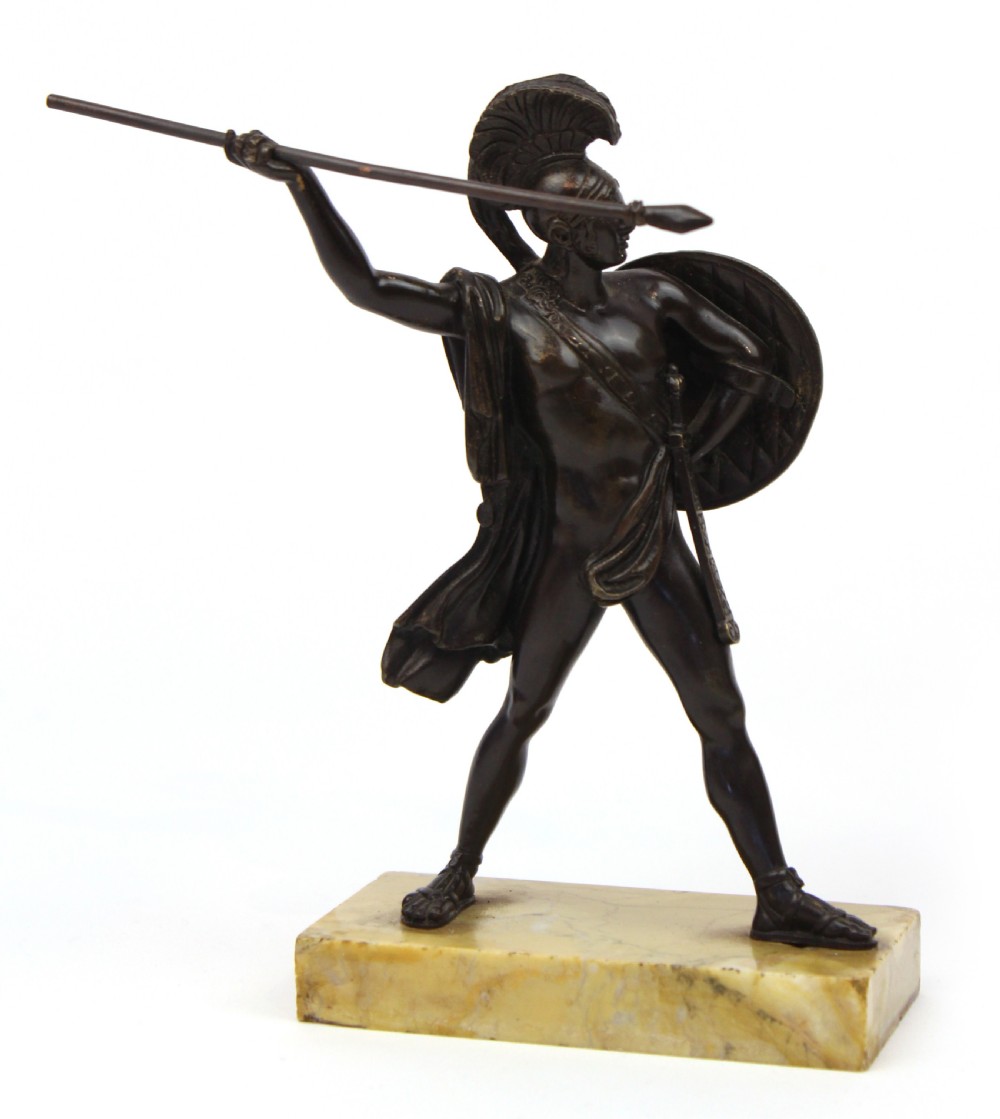 A Pair of 19th Century Gladiator Bronzes View II