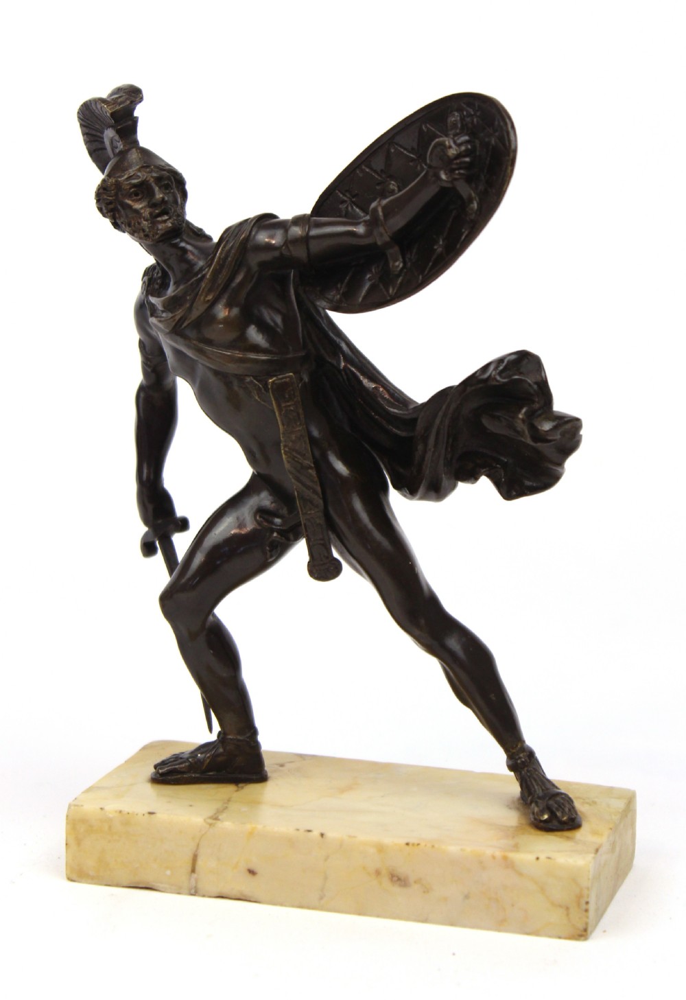 A Pair of 19th Century Gladiator Bronzes View III