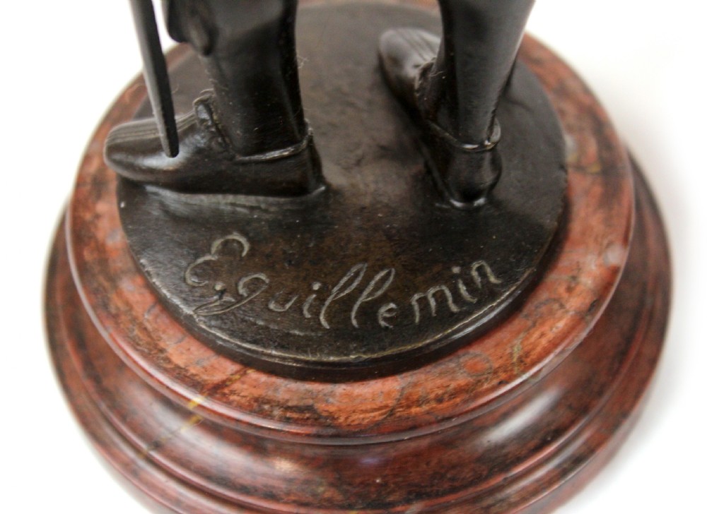 EMILE CORIOLAN HIPPOLYTE GUILLEMIN (1841-1907) PAIR OF BRONZES View VII