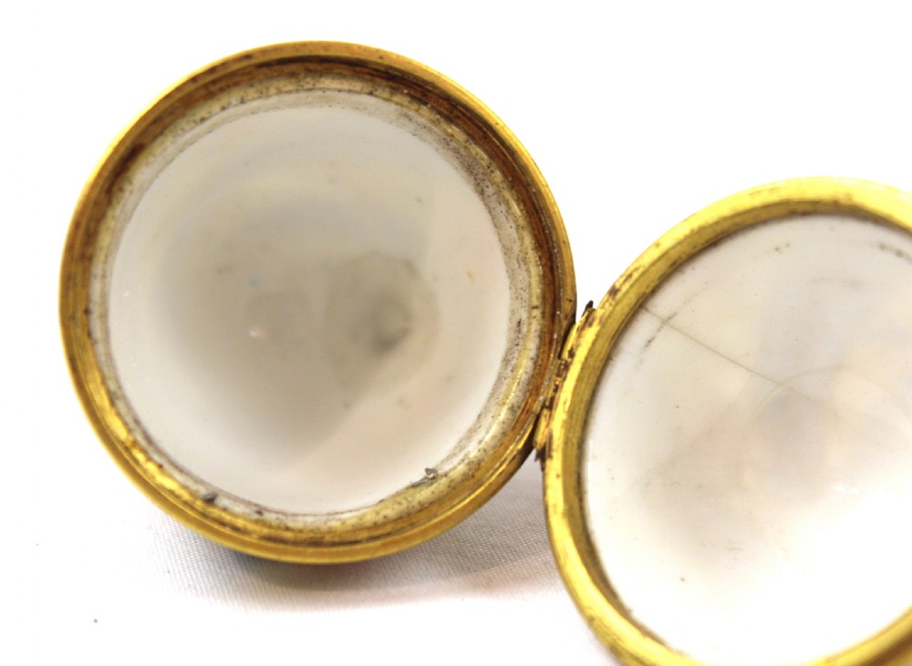 A Fine Sevres Porcelain Egg Snuff Box View V
