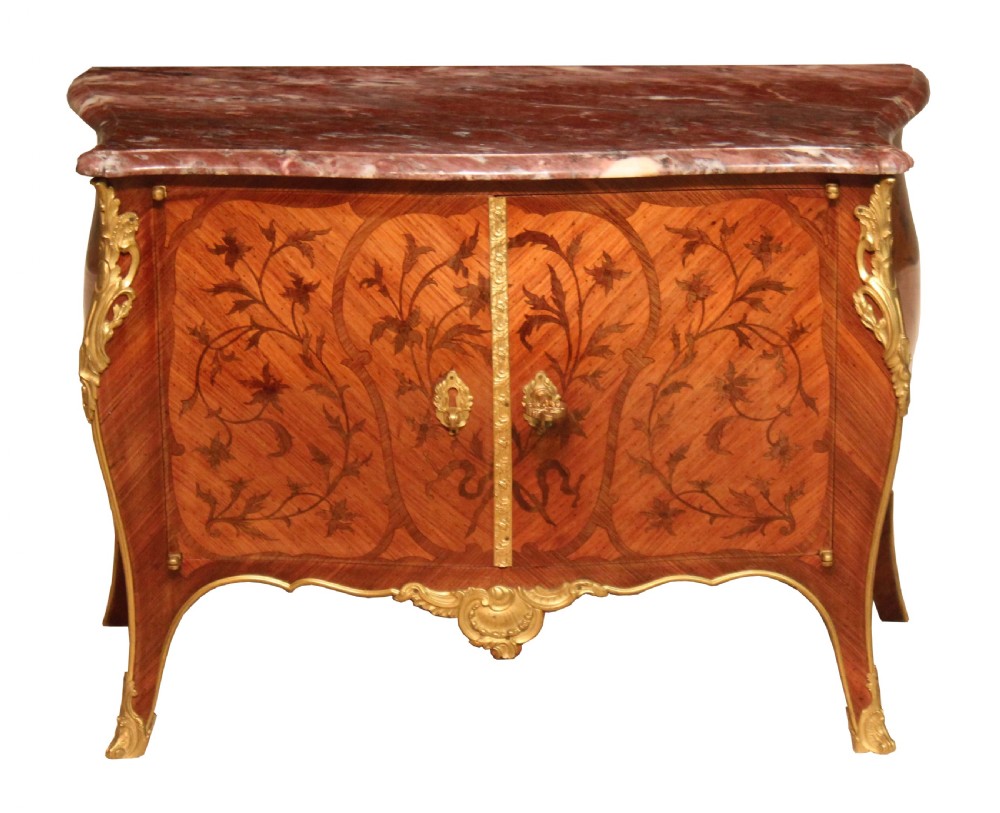 An Early 20th century Kingwood and Ormolu mounted table top commode