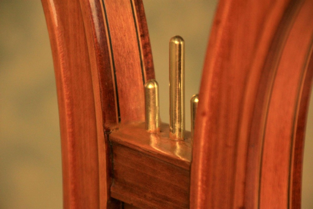 A Fine Victorian Mahogany And Satinwood Inlaid Lyre Ended Jardinere View IX