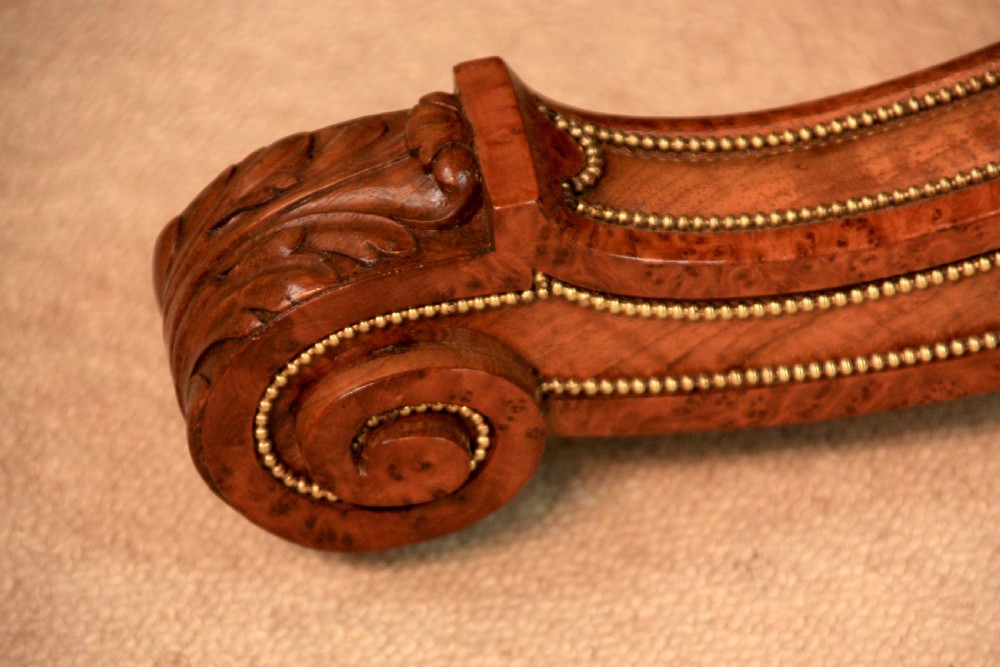 A Gillows Victorian Burr-walnut And Amboyna Mounted Centre Table View III