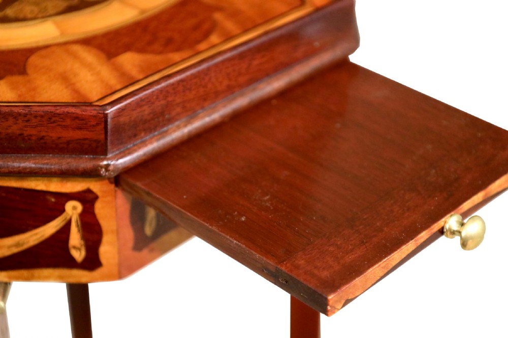 A Fine Inlaid Mahogany Victorian Kettle stand View IV