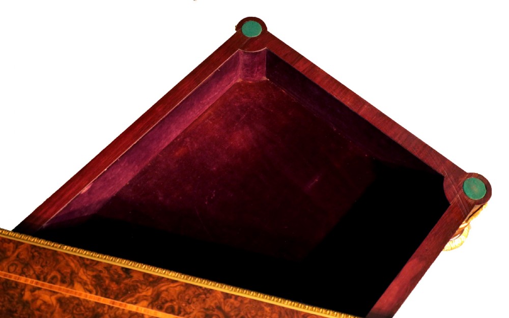 Exhibition Quality Victorian Burr Walnut Inlaid & Ormolu Card Table View V