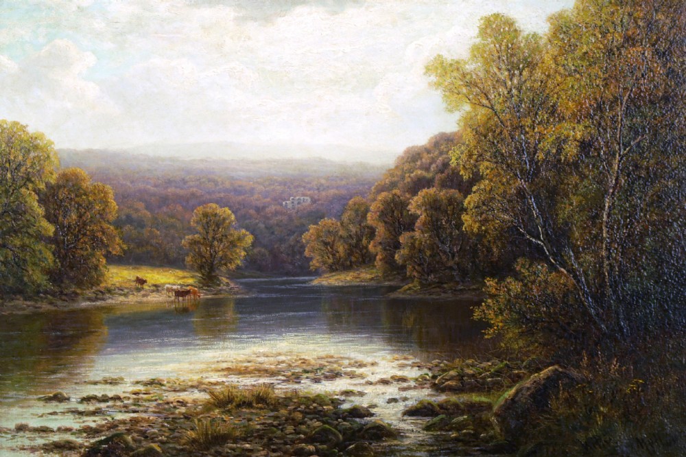 WILLIAM MELLOR (1851 - 1931) OIL ON CANVAS