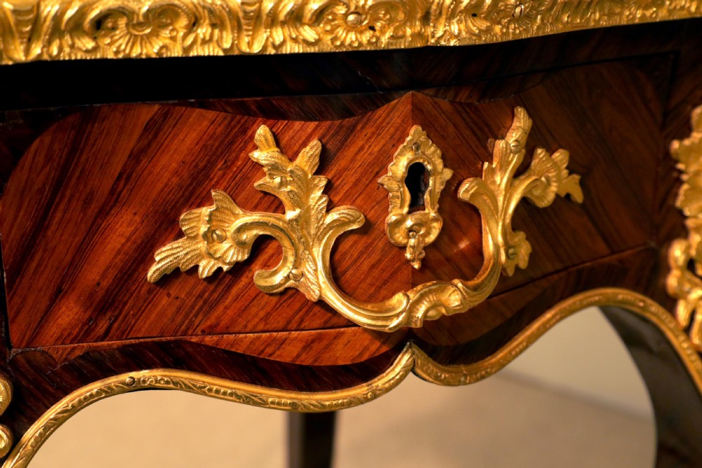 An Exceptional Quality Late 19th Century Rosewood Small Writing Table View V