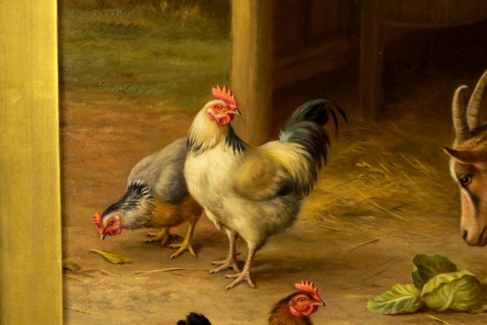 Edgar Hunt (1876 - 1953) Oil on Canvas View III