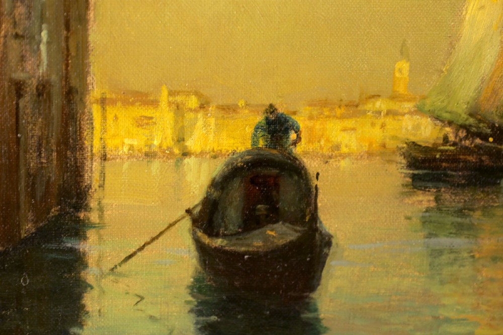 Antoine Bouvard Snr (1870-1956) Oil on Canvas View III