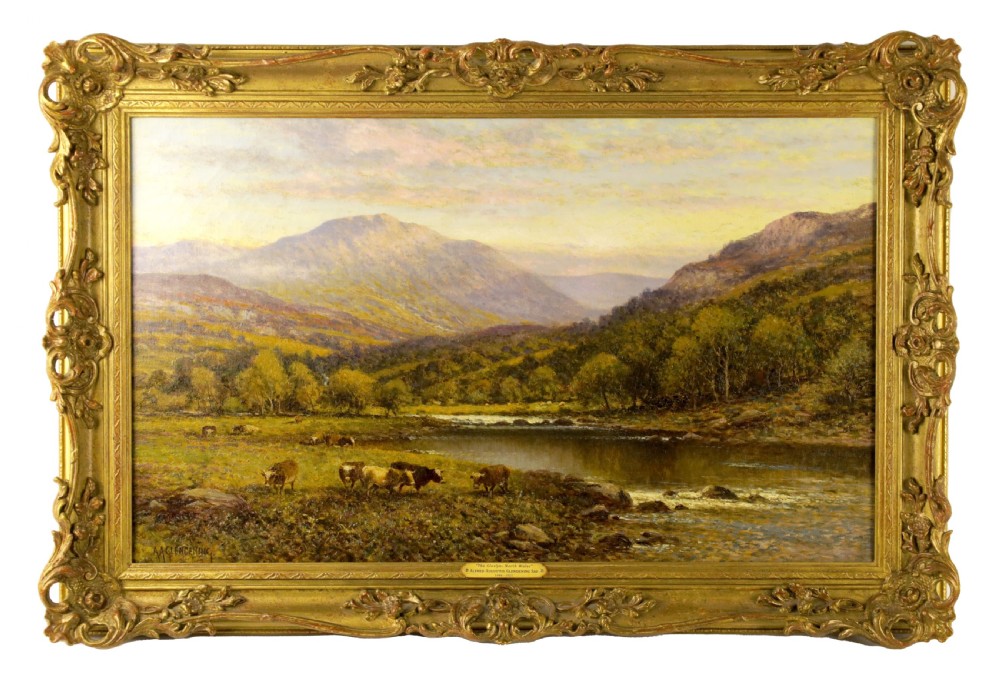 ALFRED AUGUSTUS GLENDENING SR. (1840 - 1921) Oil on Canvas