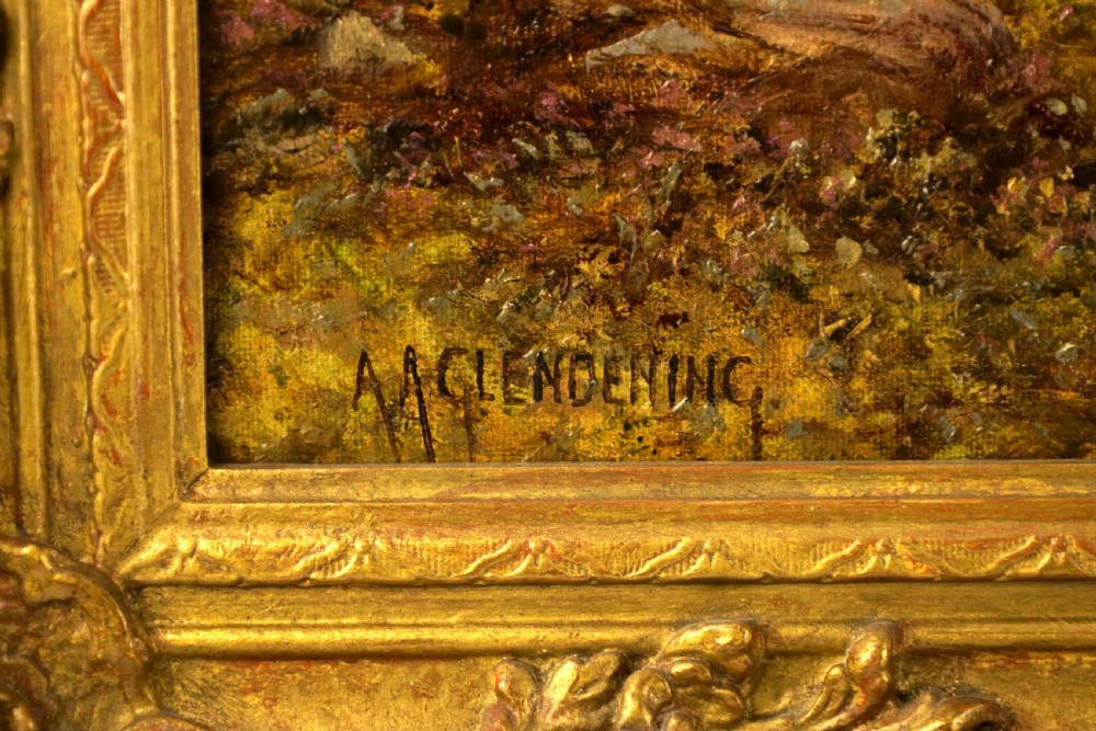 ALFRED AUGUSTUS GLENDENING SR. (1840 - 1921) Oil on Canvas View IV